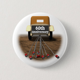 60th Wedding Anniversary Button