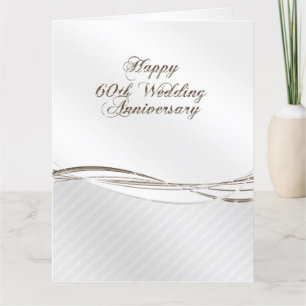 60th Wedding Anniversary Card
