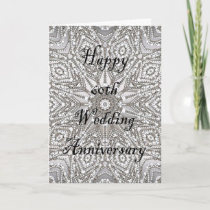 60th Wedding Anniversary Card
