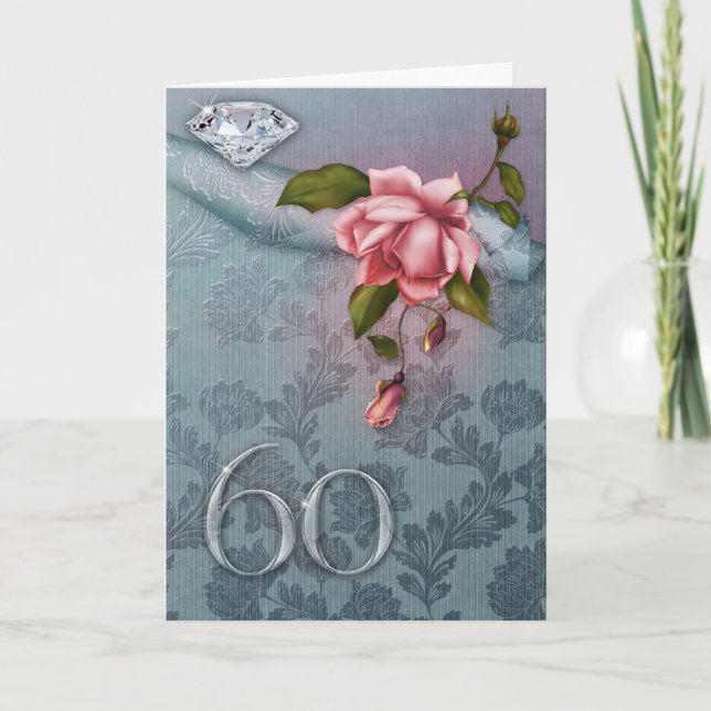 60th Wedding Anniversary Card (Front)