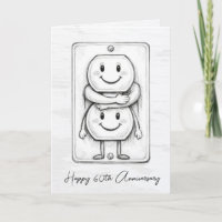 60th Wedding Anniversary Electrical Socket