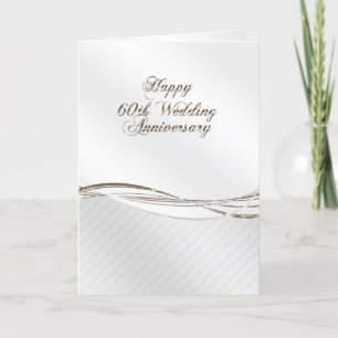 60th Wedding Anniversary Greeting Card