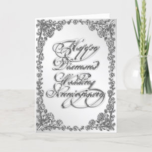 60th Wedding Anniversary Greeting Card
