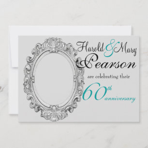 60th wedding anniversary invitation