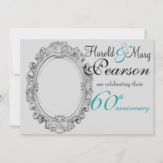 60th wedding anniversary invitation
