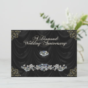 60th Wedding Anniversary Invitation Card
