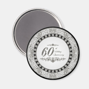 60th Wedding Anniversary Magnet
