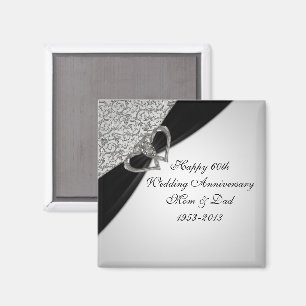 60th Wedding Anniversary Magnet