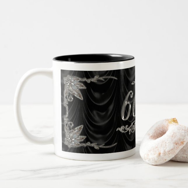 60th Wedding Anniversary Mug (With Donut)