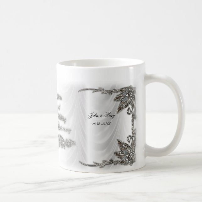 60th Wedding Anniversary Mug (Right)