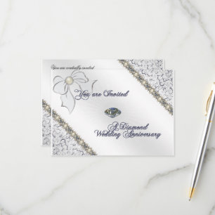 60th Wedding Anniversary RSVP Card
