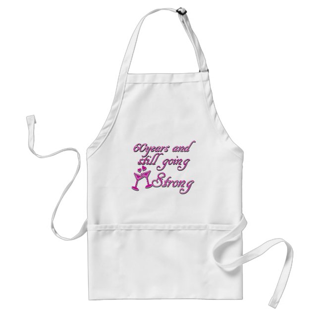 60th year anniversary standard apron (Front)