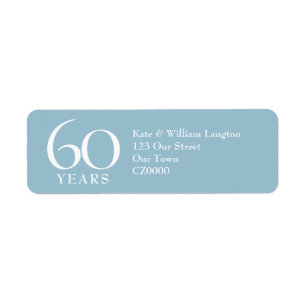 60th Years Diamond Wedding Anniversary Address