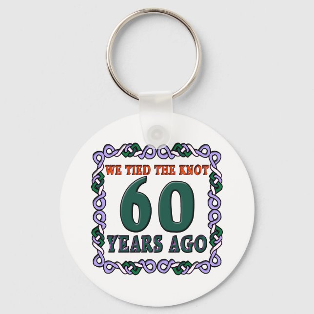 60thweddinganniversary key ring (Front)