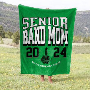 60x80 School Band Senior Mum Stadium Fleece Blanket