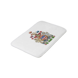 [610] Canada Coat of Arms [3D] Bath Mat
