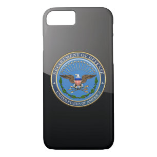 [610] U.S. Department of Defence (DOD) Emblem [3D] iPhone 8/7 Case