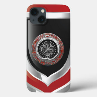 [610] Vegvisir - Viking Silver Magic Runic Compass iPhone 13 Case