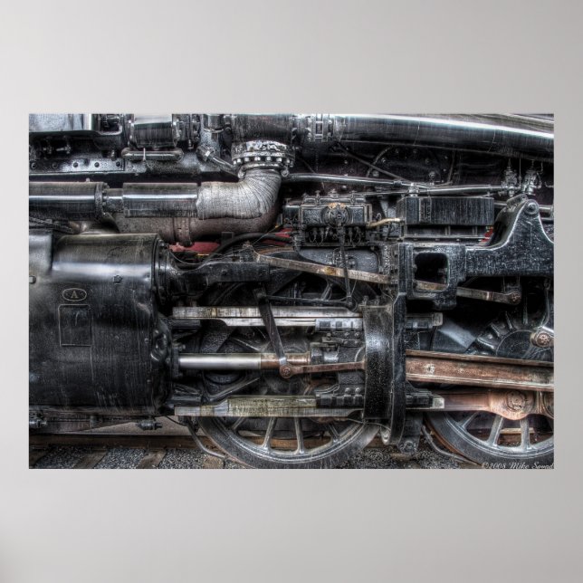 611 - NW - J Class - Steam 4-6-4 - Wheels Poster (Front)