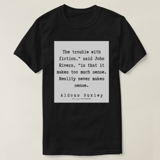 61 Aldous Huxley Quotes 190714 T-Shirt (Design Front)