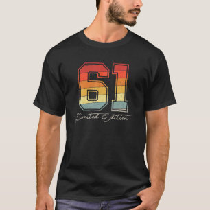 61 Year Old Its My 61St Birthday Retro Vintage 197 T-Shirt