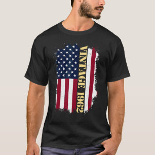 61 Year Old Vintage US Flag 1962 American Flag 61s T-Shirt