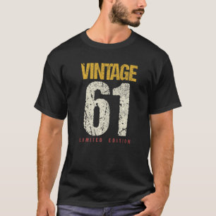 61 Years Old Vintage 1961 61st Birthday Decoration T-Shirt