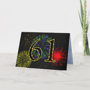 61st Birthday Party Invitation