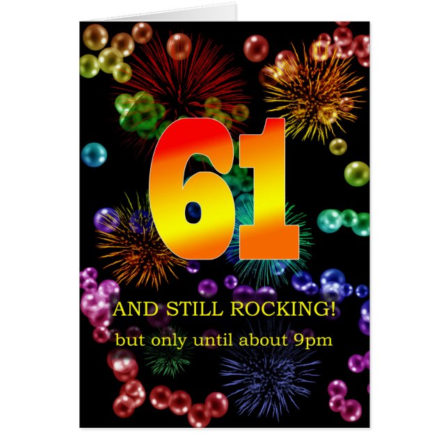 61st Birthday Still Rocking (Front)