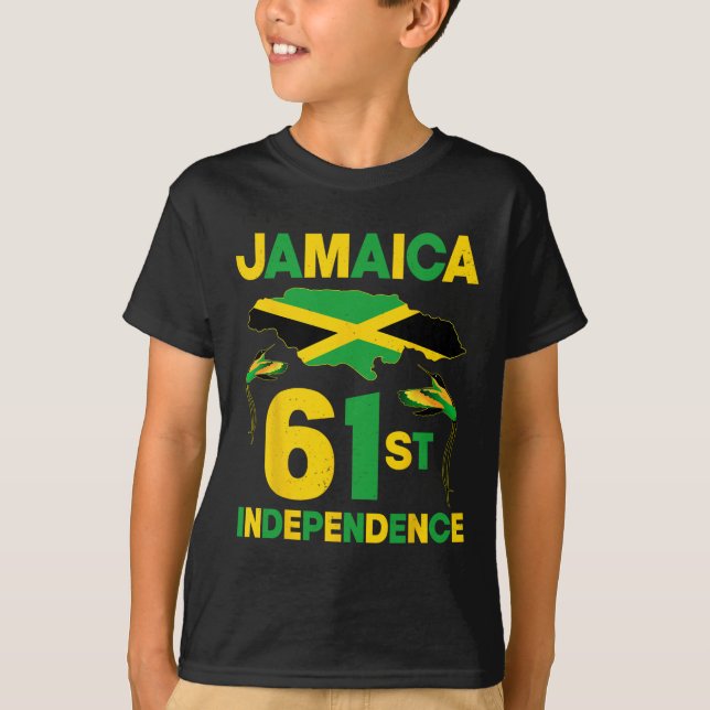 61st Jamaica Independence Day Since 1962 Doctor Bi T-Shirt (Front)