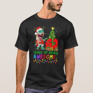 62 Years Of Being Awesome Dinosaur 62th Birthday C T-Shirt