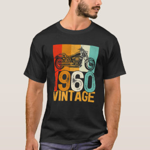 62 Years Old Retro Motorcycle Vintage 1960 62Th Bi T-Shirt