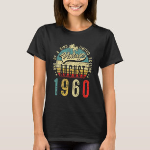 62 Years Old Vintage August 1960 62nd Birthday Men T-Shirt
