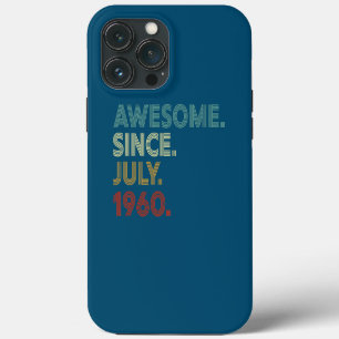 62 Yr Old 62th Birthday Decorations Awesome Since iPhone 13 Pro Max Case