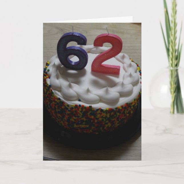 62nd Birthday Card (Front)