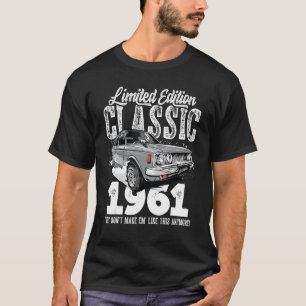 62nd birthday Vintage Classic Car 1961 B day 62 ye T-Shirt