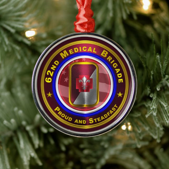 62nd Medical Brigade Christmas   Metal Tree Decoration (Tree)