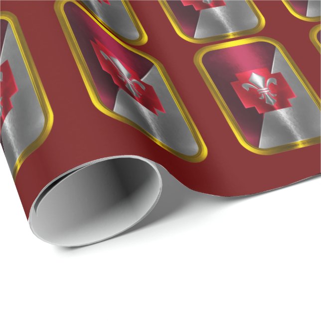 62nd Medical Brigade “Proud And Steadfast” Wrappin Wrapping Paper (Roll Corner)