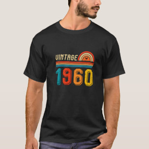 62Th Birthday Gift 62 Years Old Men Women Retro Vi T-Shirt