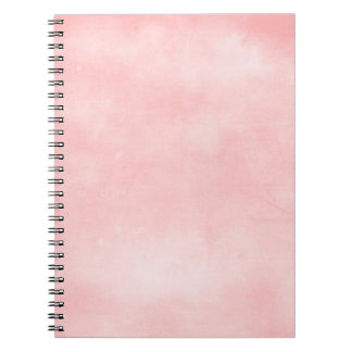 6358_solid-paper-pink- PINK COTTONCANDY PUFFY BACK Notebook