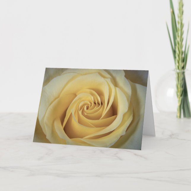 6363-Yellow Rose Card (Front)