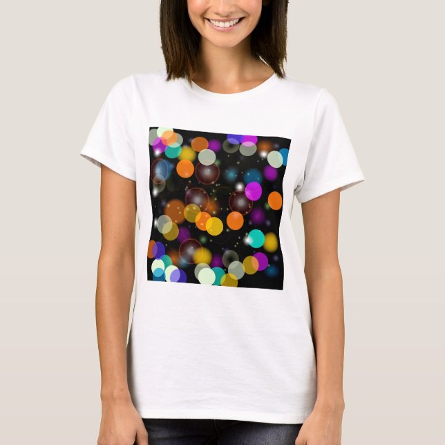 6391Colorful Lights T-Shirt (Front)