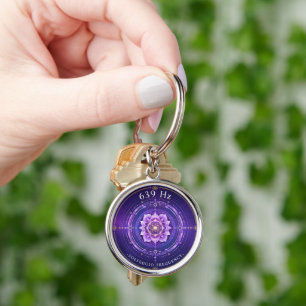 639 Hz Solfeggio Frequency Keychain