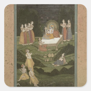 63.794 'Tambula-Seva', Krishnagar, West Bengal, 17 Square Sticker