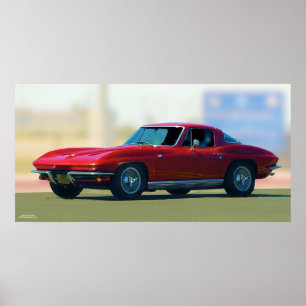 '63 CORVETTE POSTER