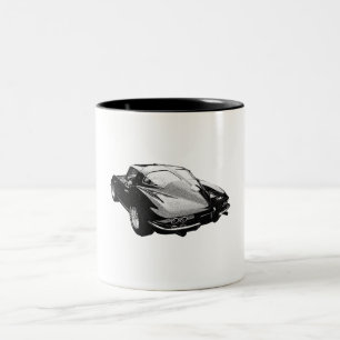 '63 Corvette split-window Two-Tone Coffee Mug