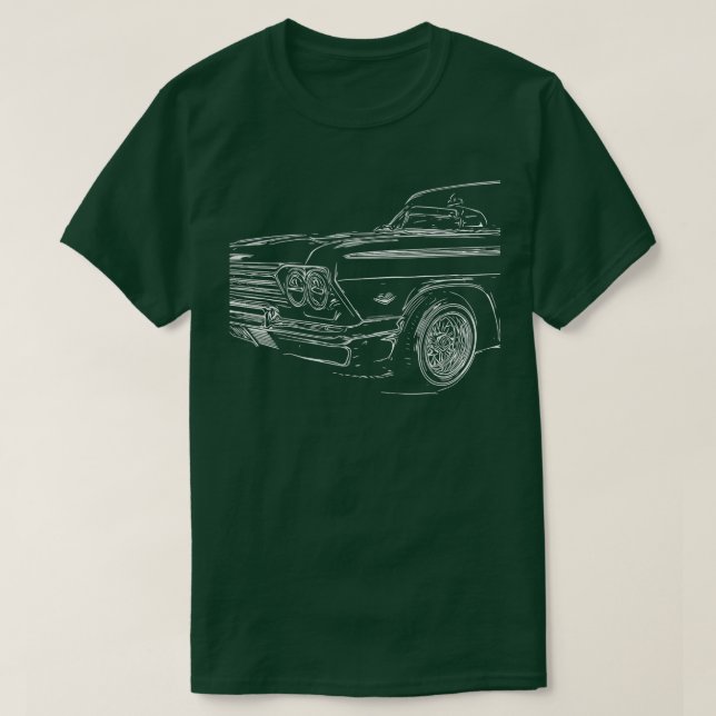 63 Impala Lowrider  T-Shirt (Design Front)