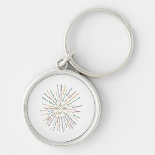 63 National Parks Map Gifts US Park Vintage Campin Key Ring
