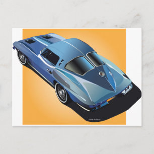 63_Split Window_BlueYellow Box Postcard