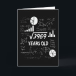 63 Years Old Bday Math Teacher 63rd Birthday Gift Card<br><div class="desc">Birthday Design For anyone who's horoscope say difficult & Stubborn But totally worth.Wear it with pride at work,  school gym perfect to pair with shorts,  leggings or jeans for a casual yet trendy Look</div>